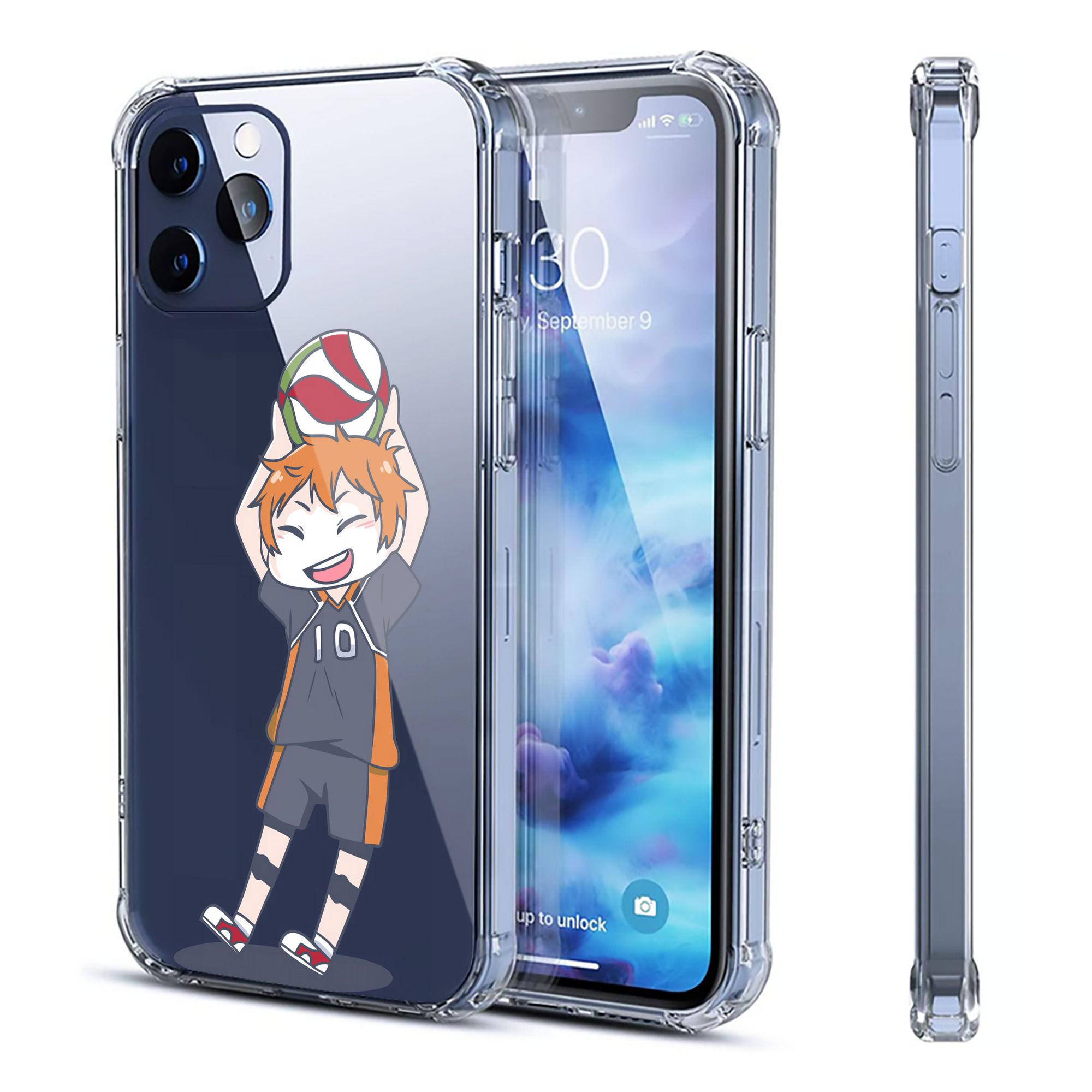 （画像用） ハイキュー!! Haikyu!! 【iPhone 12シリーズ対応】透明スマホケース（クリアソフトケース）
